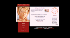 Desktop Screenshot of magnoliaskincare.net