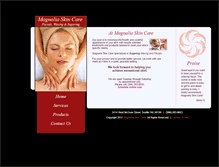 Tablet Screenshot of magnoliaskincare.net